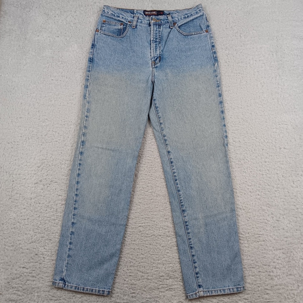 VTG Limited Jeans Straight Leg Women 12 Light Wash High Rise USA 811060A